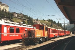 RhB (Rhätische Bahn), St. Moritz 13. July 2003